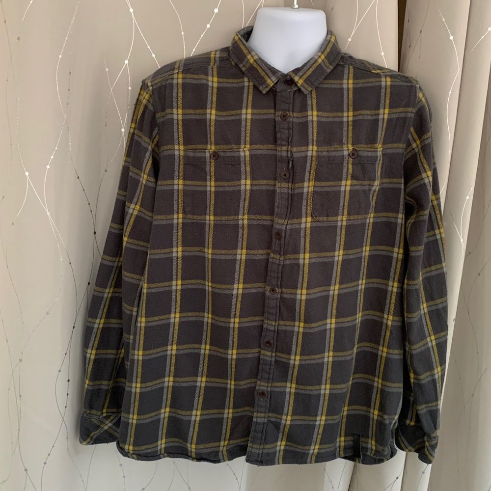 Grasshoppers heavy Weight Plaid Button Up